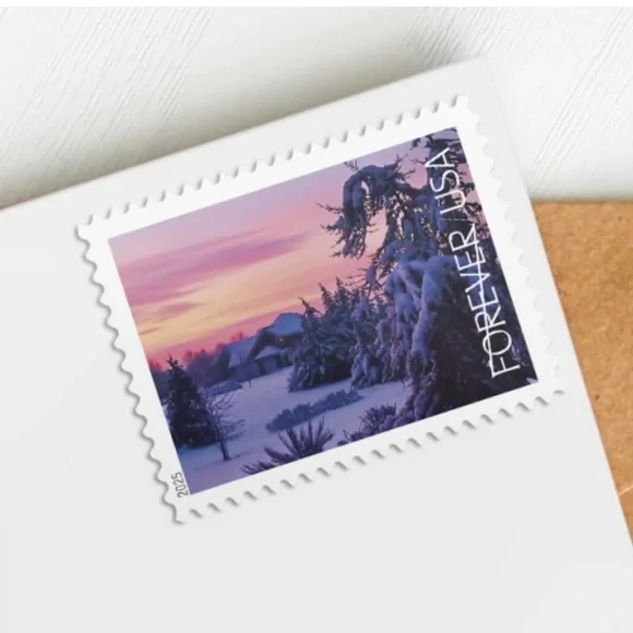 100 Winter Landscape Forever Stamps - Picture 3 of 5